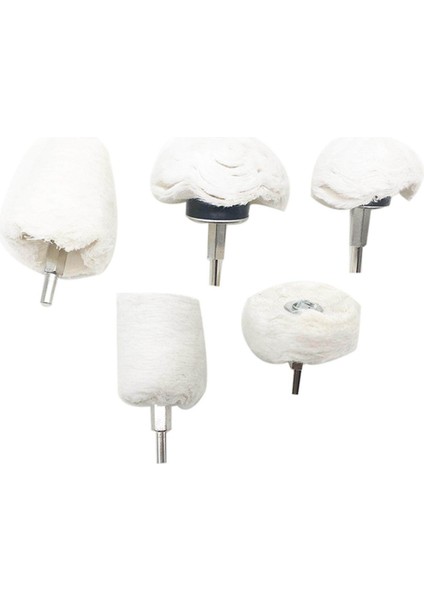 Parlatma Bezi Tekerlek Seti, Pamuk Çeşitli Şekillerde Dayanıklı, Metal, Ayna, Paslanmaz Çelik, Seramik, Cam Için Beyaz Takı Cilalama Tekerleği (Yurt Dışından) fırsatları