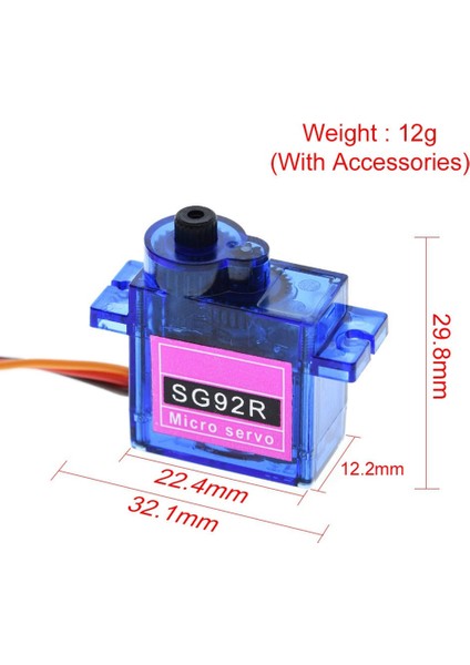 SG92R 9g Mini Servo 9g 2.5kg Rc Uçak Helikopter Kontrolleri Araba Tekne Arduino Için (Yurt Dışından)