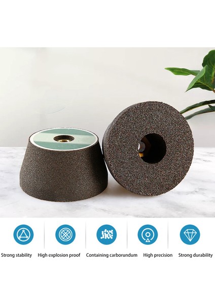 Taşlama Zımpara Parlatma Taşlama 50/100GRIT Taşlama Taşı Öğütücü Taş Aşındırıcı Döner Alet (Yurt Dışından)