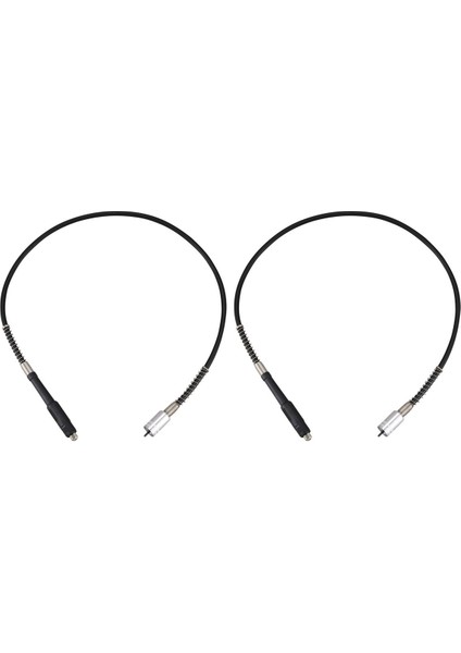 2x Uzatma Kablosu Esnek Şaft Döner Öğütücü Aracı Dremel Parlatma Aynası Siyah (Yurt Dışından)