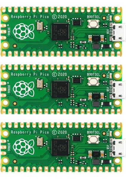Raspberry Pi Pico Için 3x Esnek Dijital Arayüzlere Sahip Düşük Maliyetli, Yüksek Performanslı Mikrodenetleyici Kartı (Yurt Dışından)