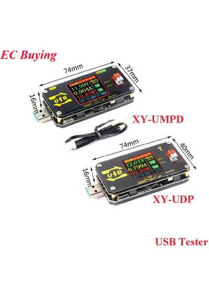 Xy-Udp Dijital USB Dc Dc Dönüştürücü cc Cv 0.6-30V 5V 9V 12V 24V 2A 15W Besleme Modülü Masaüstü Ayarlanabilir Düzenlenmiş Xy-Umpd (Yurt Dışından)