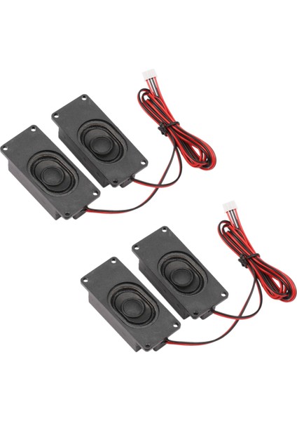 V59/56/59 3463A Skr.03 Için 4 Ohm 3W LCD Panel Hoparlör Amplifikatörü Ses Frekans Çıkışı - Siyah (30MM x 70MM) 2 Çift (Yurt Dışından)