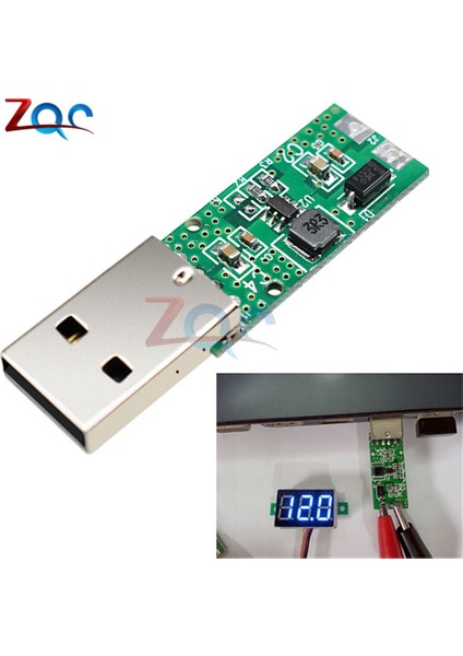 Dc-Dc 5V - 12V 5W USB Yükseltme Besleme Modülü Boost Dönüştürücü Gerilim Kartı 4.2V-5.2V (Yurt Dışından)