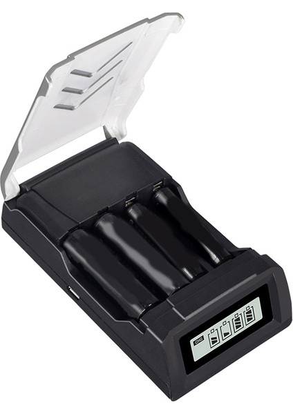 LCD Ekranlı Akıllı Şarj Cihazı LCD Akıllı Ekran Hızlı Şarj Şarj Edilebilir No.5 Aa7 Aaa (Yurt Dışından) indirimleri