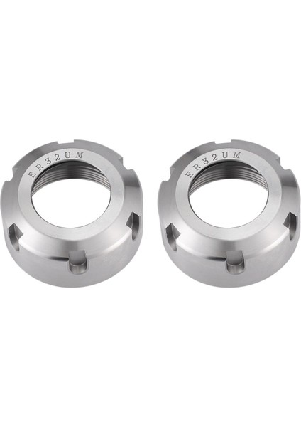 2x Yüksek Hassasiyetli Er Pens Somunu ER32 Freze Işleme Sıkma Somunu Cnc Freze Oyma Makinesi Pens Somunu (Yurt Dışından)