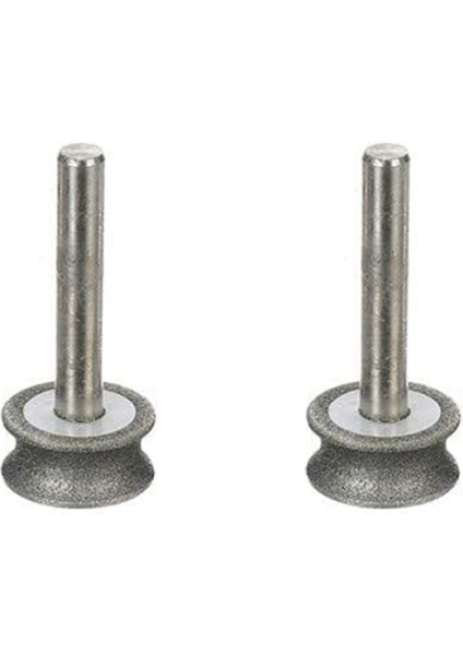 2x Elmas Taşlama Tekerlek Cam Uçak Düz Kenar Pah 6mm Shank (6mm) Için Taşlama Tekerleği (Yurt Dışından)