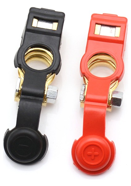 Çift Araba Kırmızı ve Siyah Pil Kazık Kafa Evrensel Negatif Pozitif Otomatik Akü Kablo Terminali Üst Direk Kelepçesi Arabalar ve Kamyon Aksesuarları Için Jessica (Yurt Dışından) fiyatları