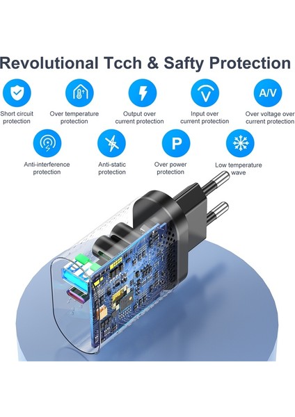 Elough 65W Galyum Nitrür USB Şarj Aleti Qc3.0 Pd Akıllı Hızlı Şarj Cep Telefonu Şarj Kafası Dizüstü Evrensel Hızlı Gan Şarj Adaptörü (Yurt Dışından) indirimleri
