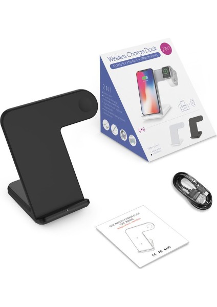 Iwatch Için Kablosuz Şarj Cihazı Saat Ikisi Bir Arada Dikey Hızlı Şarj (Yurt Dışından) fiyatları
