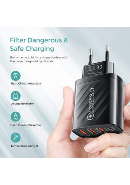 USB C Şarj Cihazı Pd Hızlı Şarj Sansung S21 S20 Huawei P40 Xiaomi Hızlı Şarj 3.0 Tip C Pd 30W Duvar Şarj Cihazı USB C Adaptörü (Yurt Dışından) indirimleri