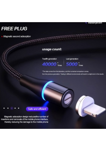 3A Manyetik Mikro USB Kablosu Motorola Moto Edge X30 Lg Hızlı Şarj Veri Kablosu Kablosu Mıknatıs Şarj Cihazı USB Tipi C 1 M Telefon Kablosu (Yurt Dışından) indirimleri