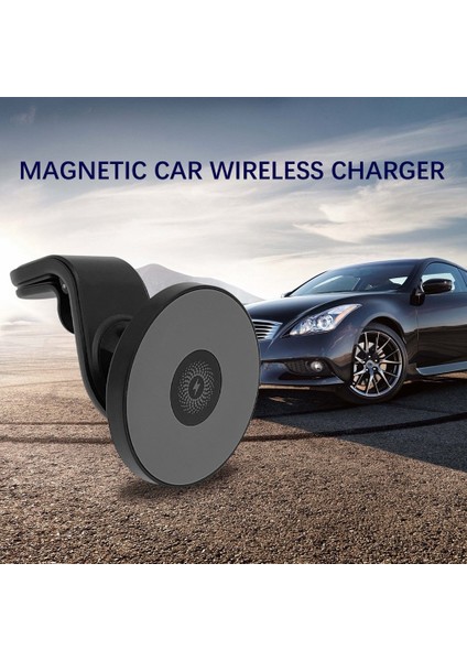 15W Manyetik Kablosuz Araç Şarj Braketi Hızlı Kablosuz Şarj Tabanı Siyah (Yurt Dışından) modelleri