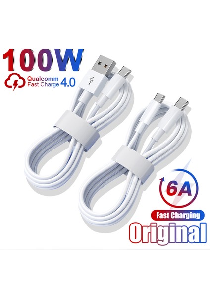 Orijinal USB Kablosu Xiaomi 11 12 Samsung S22 Ultra Huawei P30 Pro Şarj Cihazı Için USB C Tipi C Kablosu Hızlı Şarj Aksesuarları (Yurt Dışından)