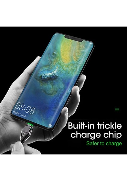 Mikro USB Kablosu Şarj Kablosu 3A Hızlı Şarj Cihazı Siyah Mamba LED Göstergesi Samsung Huawei Kablosu Için Xiaomi Telefon Aksesuarları (Yurt Dışından) fiyatları