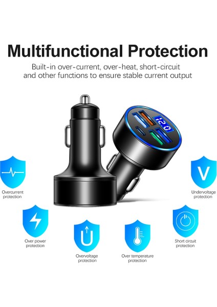 Olaf Pd USB Araç Şarj Cihazı Hızlı Şarj Tipi C USB Telefon Adaptörü Arabada iPhone 13 Pro Xiaomi Huawei Samsung Araç Hızlı Şarj Cihazı (Yurt Dışından) indirimleri