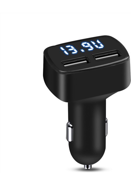 In 1 Çift USB Araç Şarj Cihazı Dc 5 V 3.1A Evrensel Telefon Şarj Cihazı Gerilim/sıcaklık/akım Metre Test Cihazı Adaptörü LED Ekran (Yurt Dışından) fiyatları