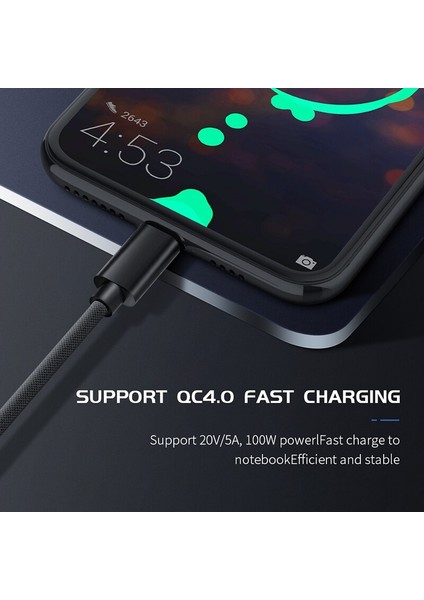 USB Tip C Mikro USB Kablosu Samsung Galaxy S7 S6 Android Hızlı Şarj Cep Telefonu Şarj Kablosu Huawei USB Pd Kablosu (Yurt Dışından) fırsatları