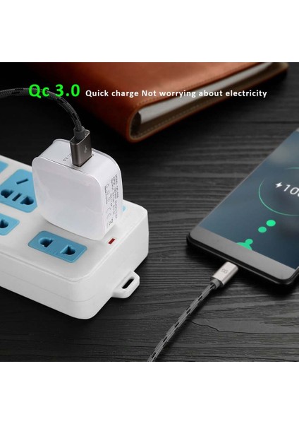 18W Telefon USB Şarj Aleti Hızlı Şarj 3.0 Hızlı Cep Telefonu Şarj Cihazı USB Adaptörü Htc M8 M8 Sony Xz/xz Premium Lg G5 G6 V20 V30 (Yurt Dışından) fırsatları