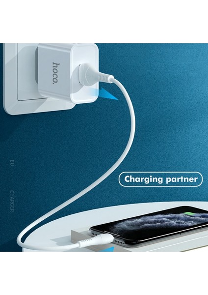 Hoco USB Şarj Aleti Seyahat Ab Tak 2A Hızlı Şarj Adaptörü iPhone 11 12 7 8 Cep Telefonu Şarj Cihazı Kablo ile Samsung Xiaomi Için (Yurt Dışından) fırsatları