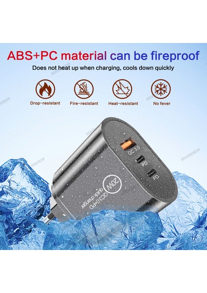 2 Tip C ve 1 USB Telefon Şarj Cihazı Hızlı Şarj Cihazı iPhone 14 13 Xiaomi Samsung Cep Telefonu Şarj Cihazları Duvar Hızlı Şarj Adaptörü (Yurt Dışından) modelleri