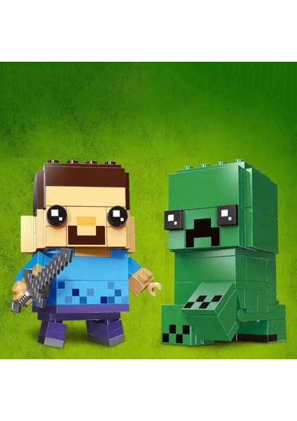 Decool Yeni Gelmesi Kennie Roket Steve Owen Mavi Brickheadz Yapı Taşları Aksiyon Figürü Çocuk Hediyeler Için (Yurt Dışından)