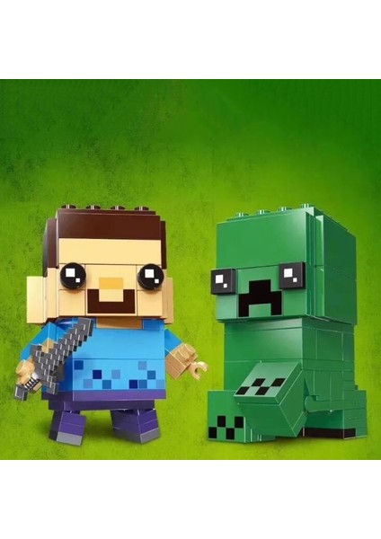 Decool Yeni Gelmesi Kennie Roket Steve Owen Mavi Brickheadz Yapı Taşları Aksiyon Figürü Çocuk Hediyeler Için (Yurt Dışından)