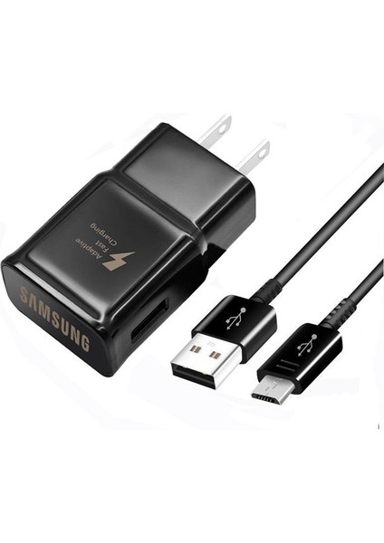 Samsung Hızlı Şarj Adaptörü 15W Duvar Şarj Cihazları, Not 4 Note5 S7 S6 Edge Için 2A Mikro USB Şarj Kablosu (Yurt Dışından) modelleri