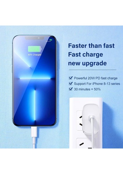 iPhone Için USB C 20W Hızlı Şarj Cihazı IPHONE14 13 12 11 Pro Max Artı Se3 x Xs Xr Hızlı Şarj Cihazı USB C Tipi C Hızlı Şarj Kablosu (Yurt Dışından) fiyatları