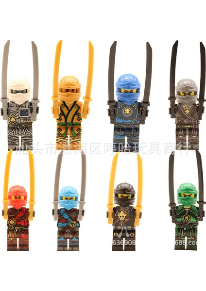 Adet Yapı Taşları Oyuncaklar Küçük Parçacık Dıy Ninjago Doll (Yurt Dışından)