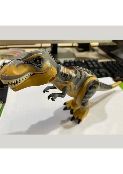 Jurassic Dinozor Yapı Taşı Dinozor Şekil Eğitici Tuğlalar Dıy Oyuncaklar (Yurt Dışından)
