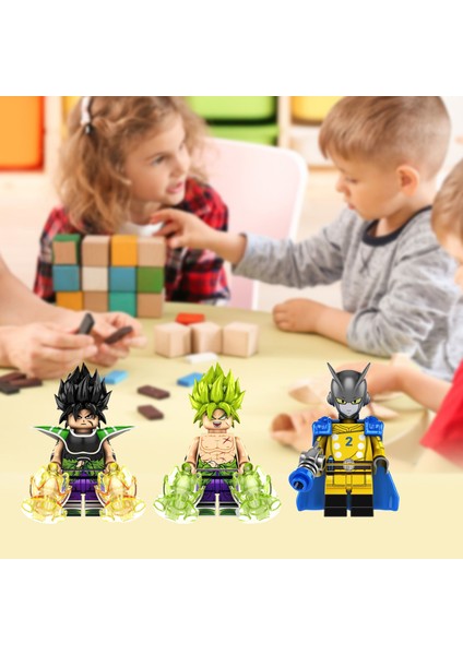 Childrenworld Yapı Taşı Çok Amaçlı Anime Figürleri Çocuk Bulmaca Oyuncak (Yurt Dışından)