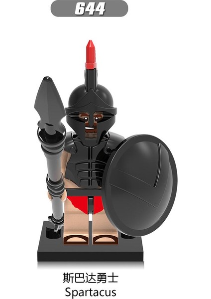 Adet/takım X0164 Kahramanlar Roma Komutanı Centurion Spartacus Haçlı Ağır Piyade Arvoesine Yapı Taşları Hediye Bebek Oyuncakları (Yurt Dışından)