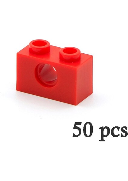 Teknik Parçalar Kalın Tuğlalar 1x2 Yapı Taşları 50/100 Adet Işın 1 Pin Deliği Toplu Aksesuar Moc Eğitici Oyuncaklar Uyumlu Teknikler (Yurt Dışından)