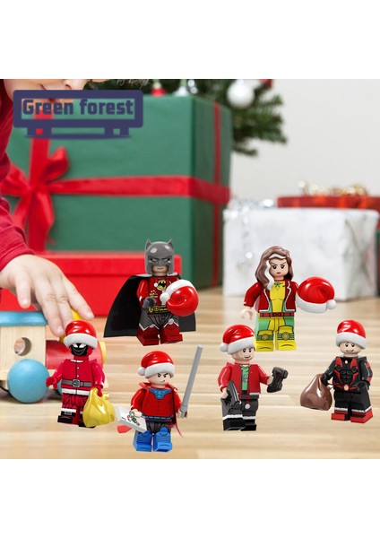 Yeşil Orman Batman Minifigure Çeşitli Batman Rakshasa Kadın Figürü Yapı Taşları Oyuncak (Yurt Dışından)
