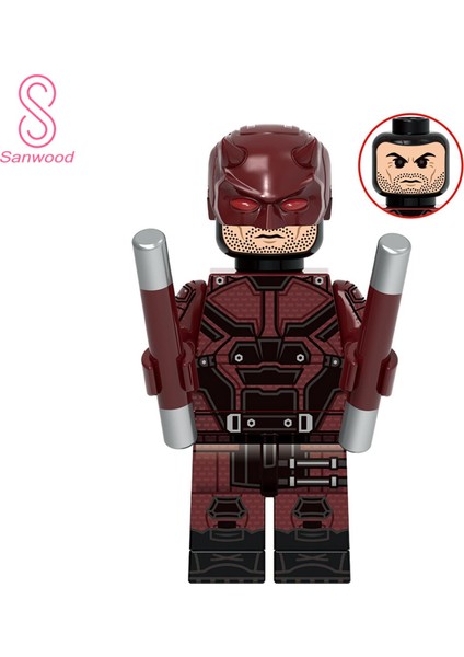 Aksiyon Minifigure Eğlenceli Çocuk Erken Gelişim Kahramanı Mini Şekil Oyuncak (Yurt Dışından) modelleri