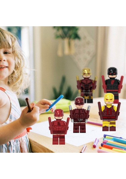 Aksiyon Minifigure Eğlenceli Çocuk Erken Gelişim Kahramanı Mini Şekil Oyuncak (Yurt Dışından) fırsatları