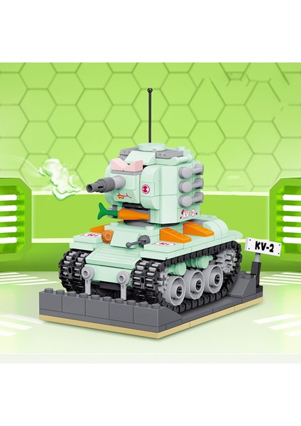 Childrenworld Tankı Yapı Taşları Embly Askeri Tank Çocuk Yapı Oyuncak (Yurt Dışından)