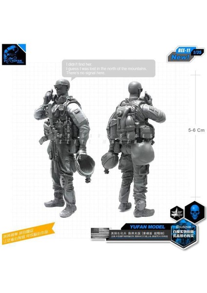 Yufan Modeli 1/35 Şekil Modern Abd Deniz Reçine Asker Arı-11 (Yurt Dışından)