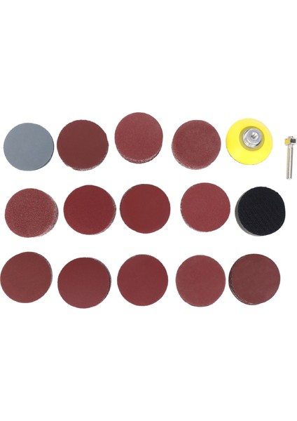 130 Adet Zımpara Diski Pedi 2 Inç Zımpara Diskleri Ped Kiti Matkap Öğütücü Döner Aletler ile Zımpara Pedi ve Mil (Yurt Dışından) fiyatları