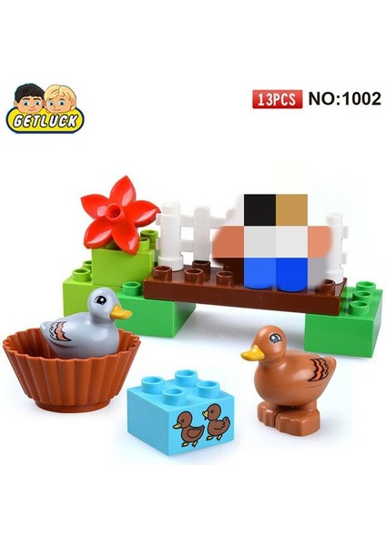 Diy Büyük Boy Şehir Itfaiye Itfaiyeciler Yapı Taşları Leduo ile Uyumlu Büyük Blok Tuğla Oyuncaklar Bebek Çocuklar Için (Yurt Dışından)
