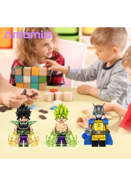 Amamia Yapı Taşı Çeşitli Stiller Anime Figürleri Çocuk Yapı Oyuncak (Yurt Dışından)