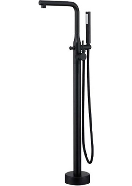 Yerden Küvet Bataryası Yuvarlak-Siyah