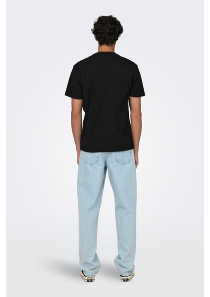 Only & Sons Onslogan Lıfe Reg Funny Ss Tee 22028178 Siyah fiyatları
