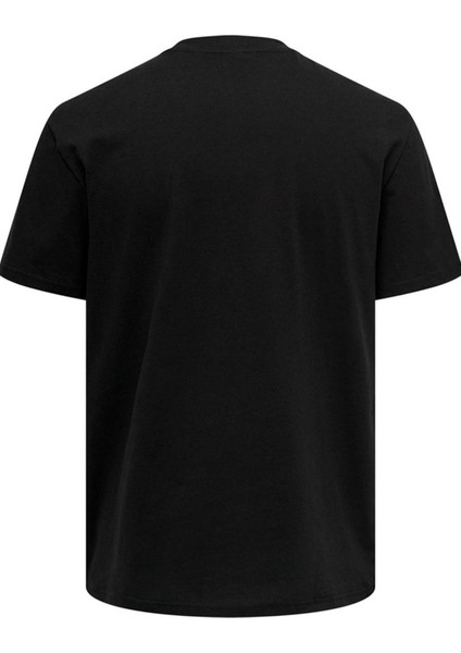 Only & Sons Onslogan Lıfe Reg Funny Ss Tee 22028178 Siyah indirimleri