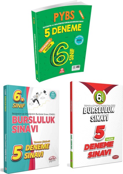 2024 6. Sınıf Bursluluk Sınavı Deneme Seti