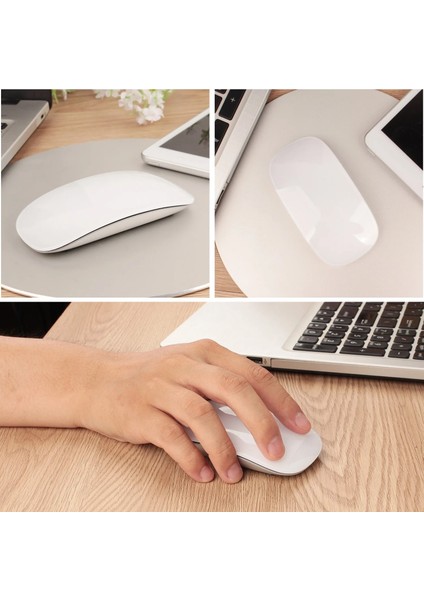 Bluetooth Touch Şarjlı Mouse Tablet Telefon Bilgisayar ile Uyumlu Sessiz Dokunmatik Kablosuz Fare