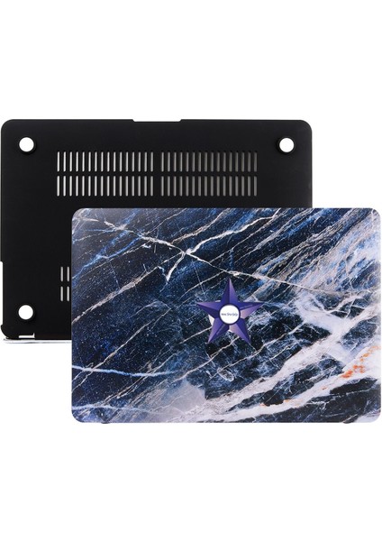 Macbook Pro Kılıf 13 inç Mermer06 (Eski HDMI'lı Model 2012-2015) A1425 A1502 ile Uyumlu
