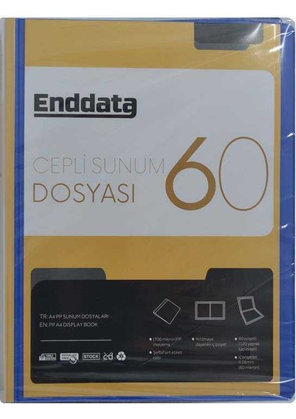Ön Cepli Sunum Dosyası 60’lı Mavi 1260-1