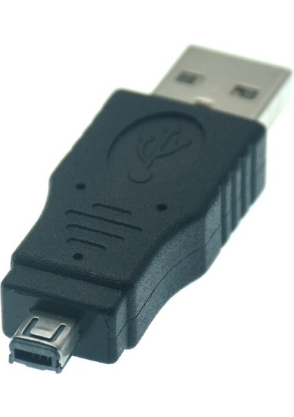 USB 2.0 - 4pin Adaptör Veri Şarj Kablosu Mini 4p - Erkek Konnektör Çift Yuvalı Veri Bağlantı Fişi (Yurt Dışından)